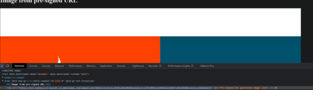 Step-By-Step Guide: Accessing S3 objects via S3 Pre-signed URLs